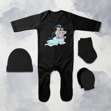 Load image into Gallery viewer, Cartoon Jumpsuit with Cap, Mittens and Booties Romper Set for Baby Boy - KidsFashionVilla
