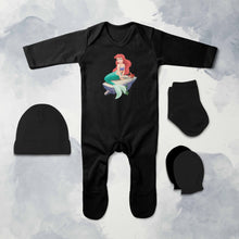 Load image into Gallery viewer, Princess Cartoon Jumpsuit with Cap, Mittens and Booties Romper Set for Baby Boy - KidsFashionVilla
