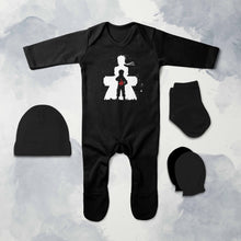 Load image into Gallery viewer, Naruto Web Series Jumpsuit with Cap, Mittens and Booties Romper Set for Baby Boy - KidsFashionVilla
