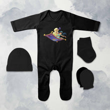 Load image into Gallery viewer, Best Cartoon Jumpsuit with Cap, Mittens and Booties Romper Set for Baby Boy - KidsFashionVilla
