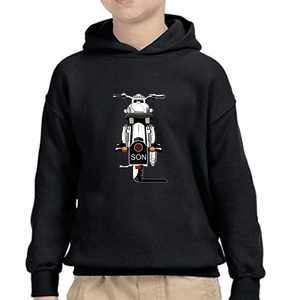 Dad Son Bullet Father and Son Matching Hoodies- KidsFashionVilla