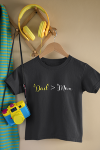 Dad Father and Daughter Black Matching T-Shirt- KidsFashionVilla