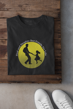 Load image into Gallery viewer, Dad And Daughter Best Friends Father and Daughter Black Matching T-Shirt- KidsFashionVilla
