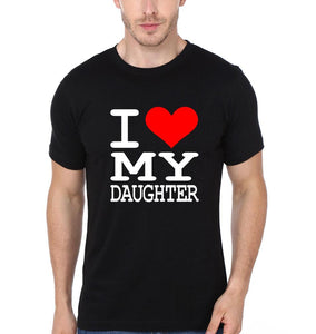 I Love My Dad I Love My Daughter Father and Daughter Matching T-Shirt- KidsFashionVilla