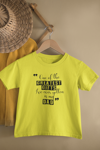 Greatest Gifts Father and Daughter Yellow Matching T-Shirt- KidsFashionVilla