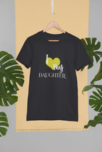 Load image into Gallery viewer, I Love My Dad Father and Daughter Black Matching T-Shirt- KidsFashionVilla
