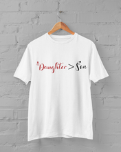 Load image into Gallery viewer, Dad Father and Daughter White Matching T-Shirt- KidsFashionVilla
