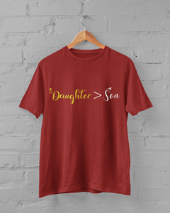 Dad Father and Daughter Red Matching T-Shirt- KidsFashionVilla