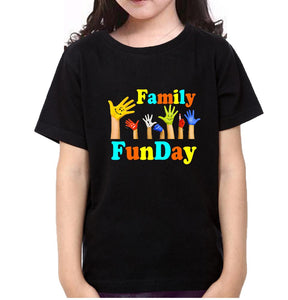 Family Funday Family Half Sleeves T-Shirts-KidsFashionVilla