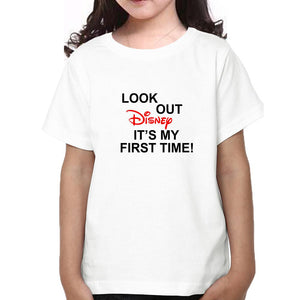 Look Out disney Here we Come Family Half Sleeves T-Shirts-KidsFashionVilla