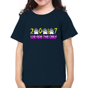 We Are The only Family Half Sleeves T-Shirts-KidsFashionVilla