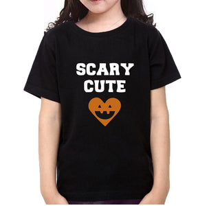 Scary Lucky Hot Cute Family Half Sleeves T-Shirts-KidsFashionVilla