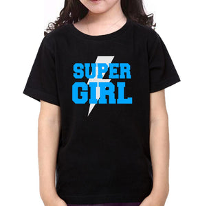Super Dad & Super Girl Father and Daughter Matching T-Shirt- KidsFashionVilla
