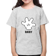 Load image into Gallery viewer, Daddy Mommy baby Family Half Sleeves T-Shirts-KidsFashionVilla
