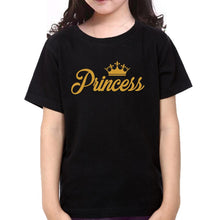 Load image into Gallery viewer, King Princess Queen Family Half Sleeves T-Shirts-KidsFashionVilla

