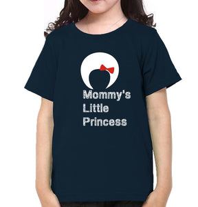 Mommy Mommy's Little Princess Mother and Daughter Matching T-Shirt- KidsFashionVilla