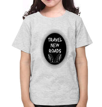 Load image into Gallery viewer, Travel New Roads Family Half Sleeves T-Shirts-KidsFashionVilla
