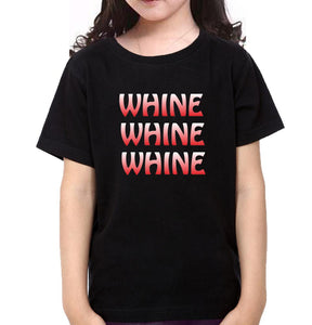 Wine Whine Mother and Daughter Matching T-Shirt- KidsFashionVilla