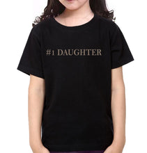 Load image into Gallery viewer, #1Dad #1Daughter Father and Daughter Matching T-Shirt- KidsFashionVilla
