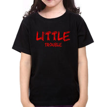 Load image into Gallery viewer, Big Trouble &amp; Lil Trouble Father and Daughter Matching T-Shirt- KidsFashionVilla
