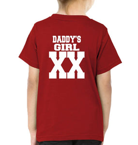 Daddy XX Daddy's Girl XX Father and Daughter Matching T-Shirt- KidsFashionVilla