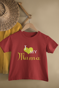 I Love My Beta Mother And Son Red Matching T-Shirt- KidsFashionVilla