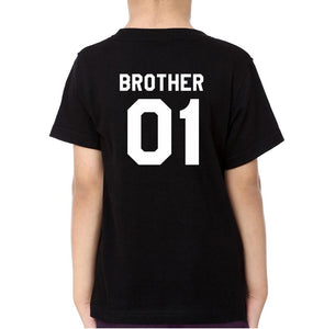 Brother01 Sister02 Brother-Sister Kid Half Sleeves T-Shirts -KidsFashionVilla