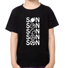 Load image into Gallery viewer, Mom Son Mother and Son Matching T-Shirt- KidsFashionVilla
