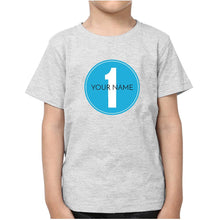 Load image into Gallery viewer, Your Name Brother-Sister Kid Half Sleeves T-Shirts -KidsFashionVilla
