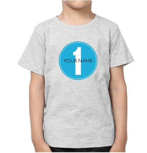 Your Name Brother-Sister Kid Half Sleeves T-Shirts -KidsFashionVilla