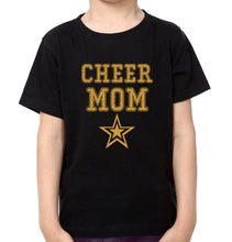 Load image into Gallery viewer, Cheer Mom Cheer Son Mother and Son Matching T-Shirt- KidsFashionVilla
