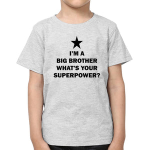 I'M Big Brother I ' M Little Sister Brother-Sister Kid Half Sleeves T-Shirts -KidsFashionVilla