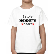 Load image into Gallery viewer, I Stole Mommy&#39;s Heart Mother and Son Matching T-Shirt- KidsFashionVilla
