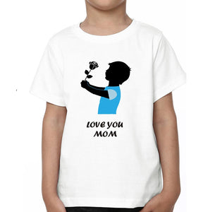 Oo Mera Beta Love You Mom Mother and Son Matching T-Shirt- KidsFashionVilla
