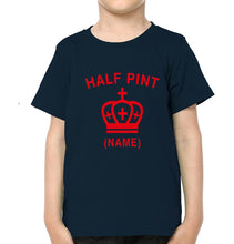 Load image into Gallery viewer, Pint Haif Pint Father and Son Matching T-Shirt- KidsFashionVilla

