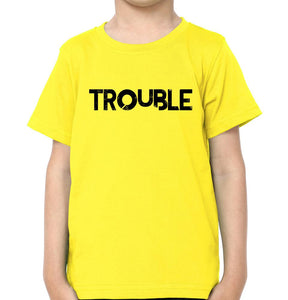 Trouble Maker Father and Son Matching T-Shirt- KidsFashionVilla