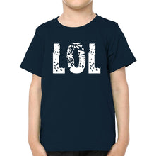 Load image into Gallery viewer, Lol Brother-Sister Kid Half Sleeves T-Shirts -KidsFashionVilla
