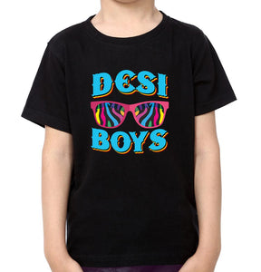 Desi Boys Brother-Brother Kids Half Sleeves T-Shirts -KidsFashionVilla