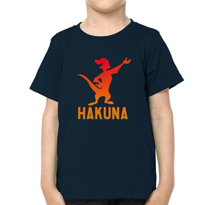 Hakuna Matata Brother-Brother Kids Half Sleeves T-Shirts -KidsFashionVilla