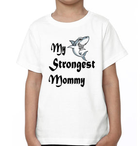 My Strogest Mommy  My Brave Son Mother and Son Matching T-Shirt- KidsFashionVilla