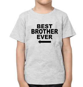 Best Brother Ever Brother-Brother Kids Half Sleeves T-Shirts -KidsFashionVilla