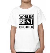 Load image into Gallery viewer, World&#39;s Best Sister World&#39;s Best Brother-Sister Kid Half Sleeves T-Shirts -KidsFashionVilla
