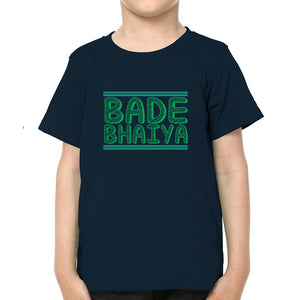 Bade Bhaiya Choti behna Brother-Sister Kid Half Sleeves T-Shirts -KidsFashionVilla