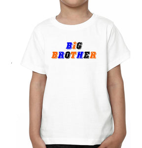 Big Brother Lil Brother-Brother Kids Half Sleeves T-Shirts -KidsFashionVilla