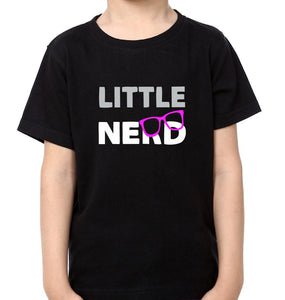 Big Nerd Little Nerd Father and Son Matching T-Shirt- KidsFashionVilla