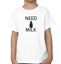 Load image into Gallery viewer, Need Beer Need Coffee Mother and Son Matching T-Shirt- KidsFashionVilla
