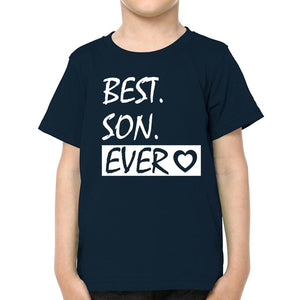 Best Mom Ever Best Son Ever Mother and Son Matching T-Shirt- KidsFashionVilla
