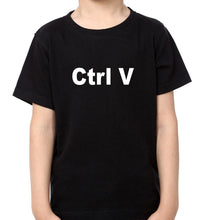 Load image into Gallery viewer, Ctrl C  Ctrl V Father and Son Matching T-Shirt- KidsFashionVilla

