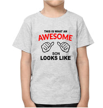Load image into Gallery viewer, This is What An Awesome Mom Looks Like Mother and Son Matching T-Shirt- KidsFashionVilla
