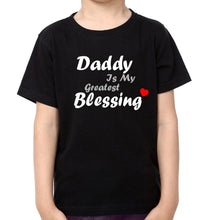 Load image into Gallery viewer, My Greatest Blessings Call Me Daddy Father and Son Matching T-Shirt- KidsFashionVilla
